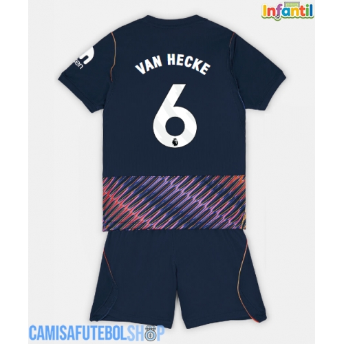Camisa de time de futebol Tottenham Hotspur Jan Paul van Hecke #6 Replicas 2º Equipamento Infantil 2026-27 Manga Curta (+ Calças curtas)